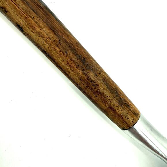 Danish Mod Style Reed & Barton Stainless Steel 18/8 W Teak Handle Serving Spoon - Picture 4 of 6